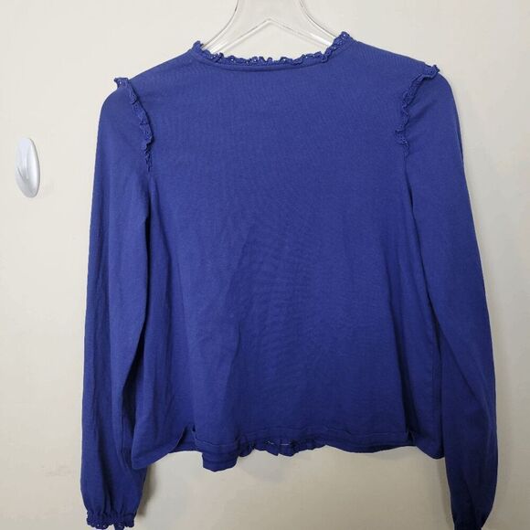 Boden Button-down top Long Sleeves Blue 13-14Y - Picture 2 of 5